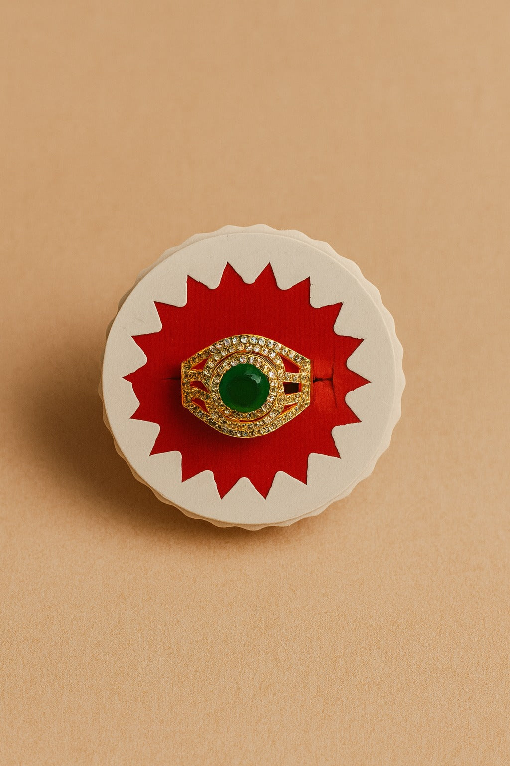 Noor-e-Jahan Adjustable Zirconium Ring