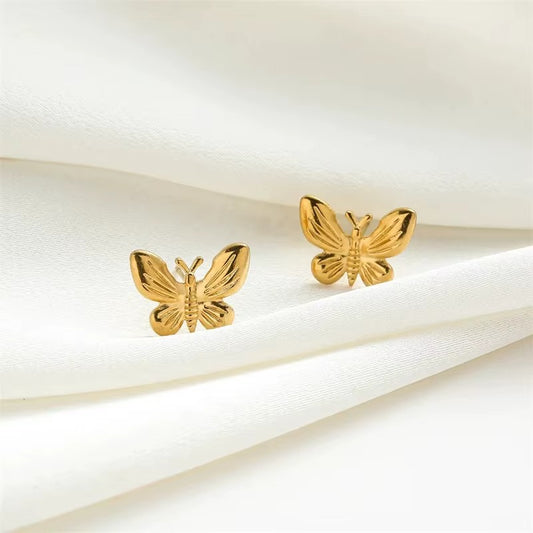 Elegant Butterfly Stud Earrings